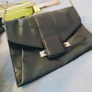Ivanka Trump Black Crossbody Bag with Chain